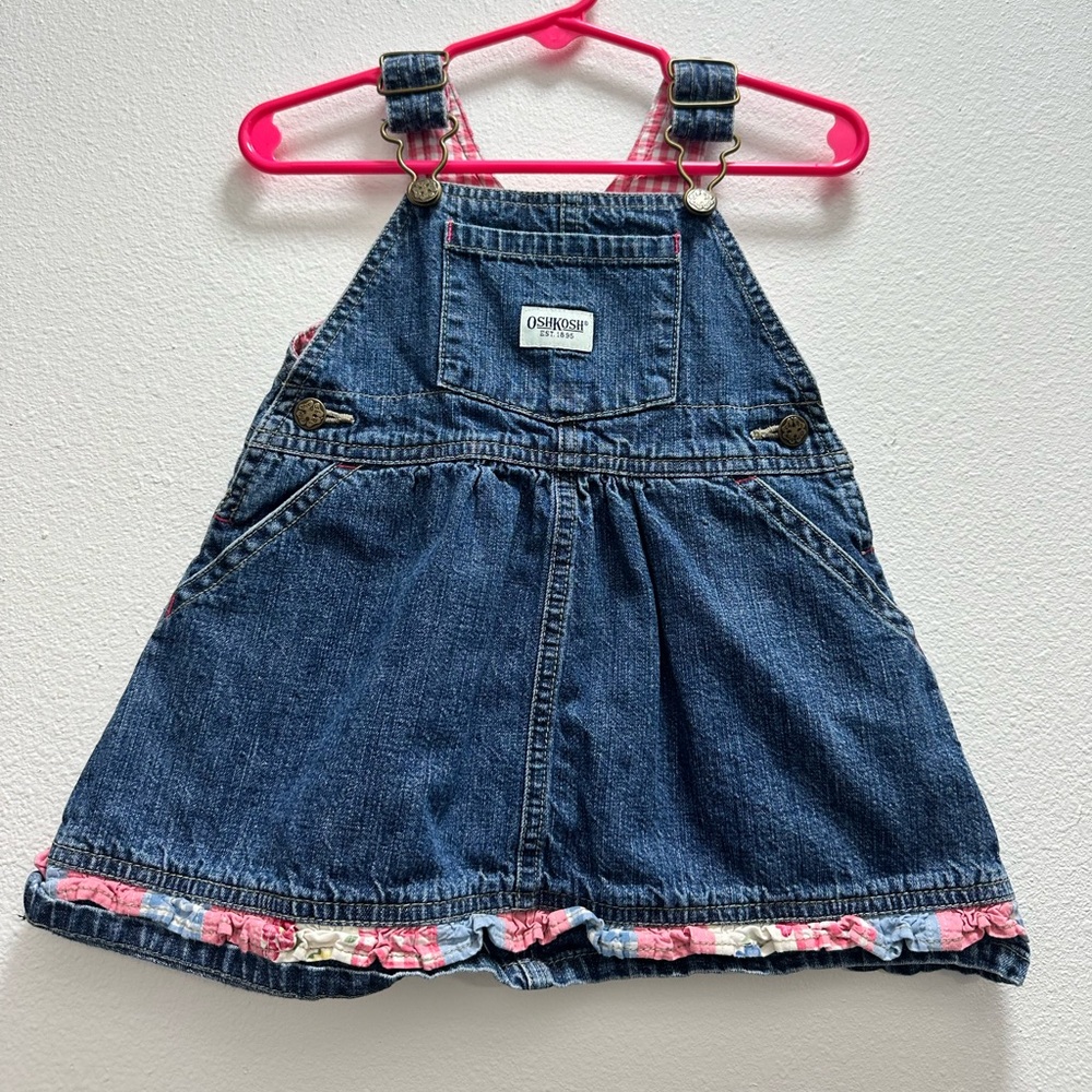 Vintage baby girl’s Oshkosh denim dress